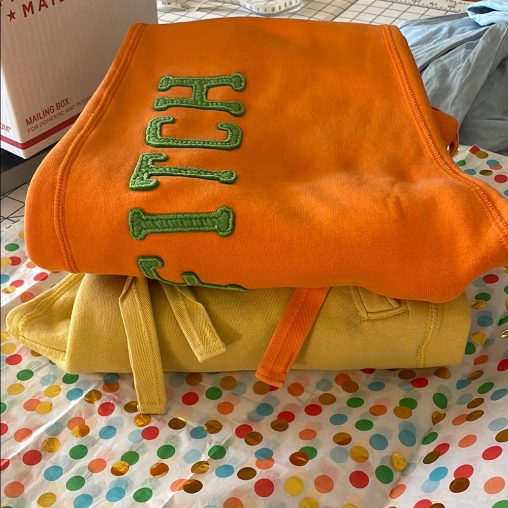 Abercrombie & Fitch Yellow, Blue, and Orange Hoodies